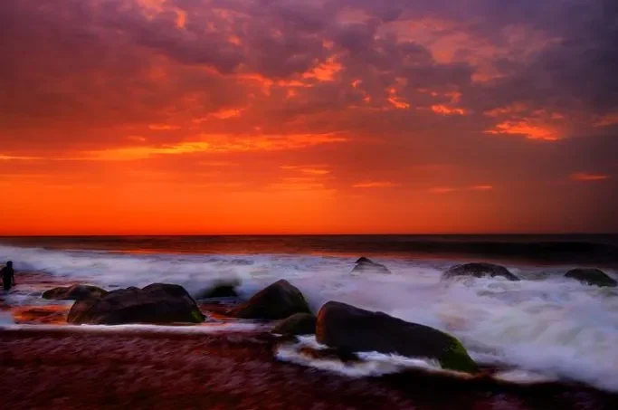 kovalam (covelong) beach